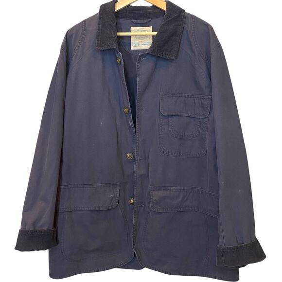 Chore Coat‎ Barn Jacket Mens XL Blue Workwear Ranch Retro Western Utility Rugged - Picture 2 of 12
